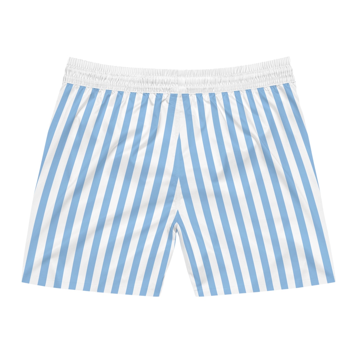Blue Striped Swim Shorts
