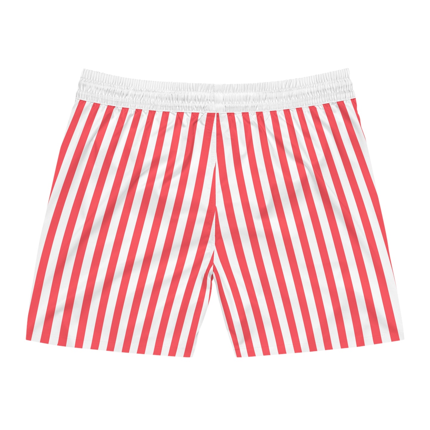 Red Striped Swim Shorts