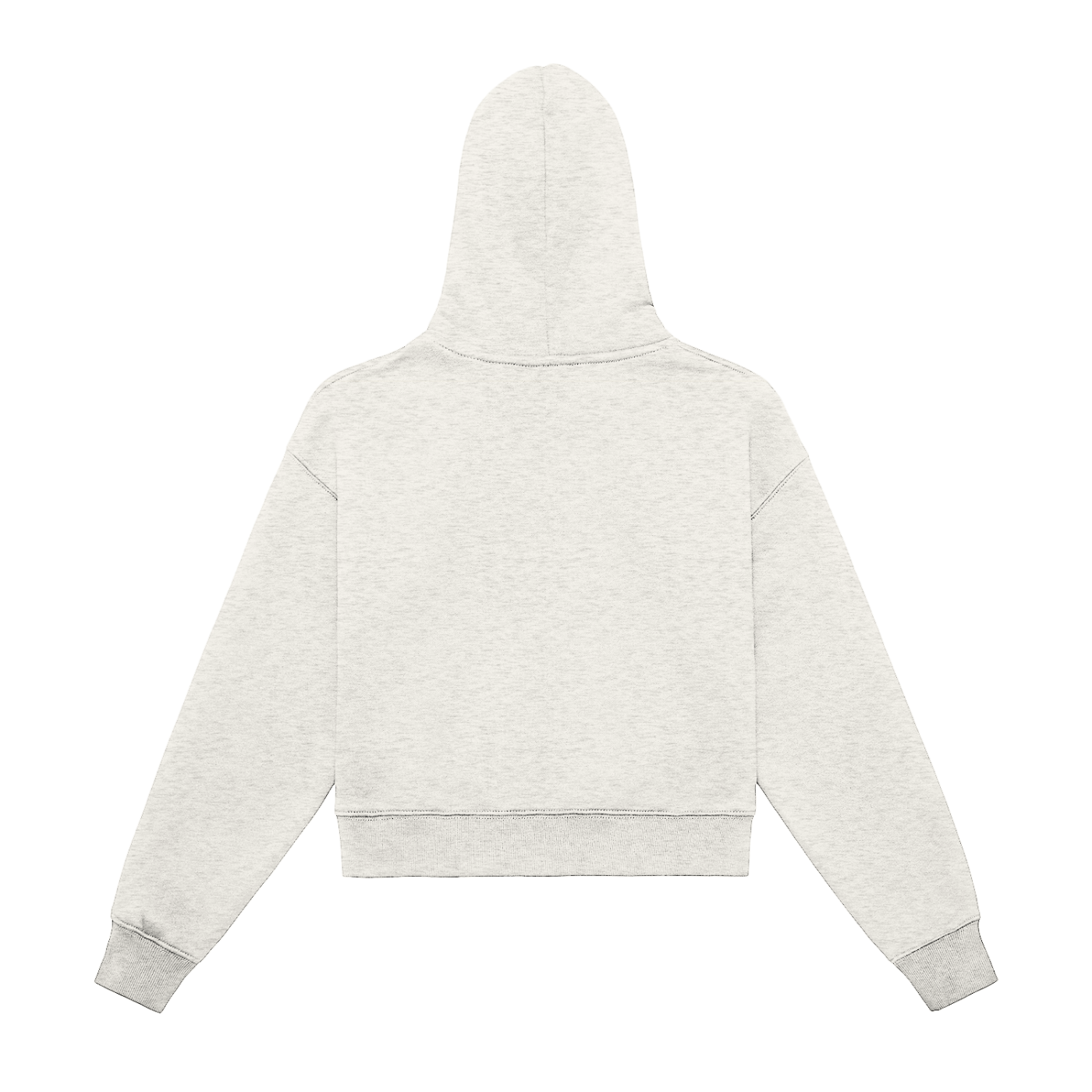 Classic Zip-Up Cropped Hoodie